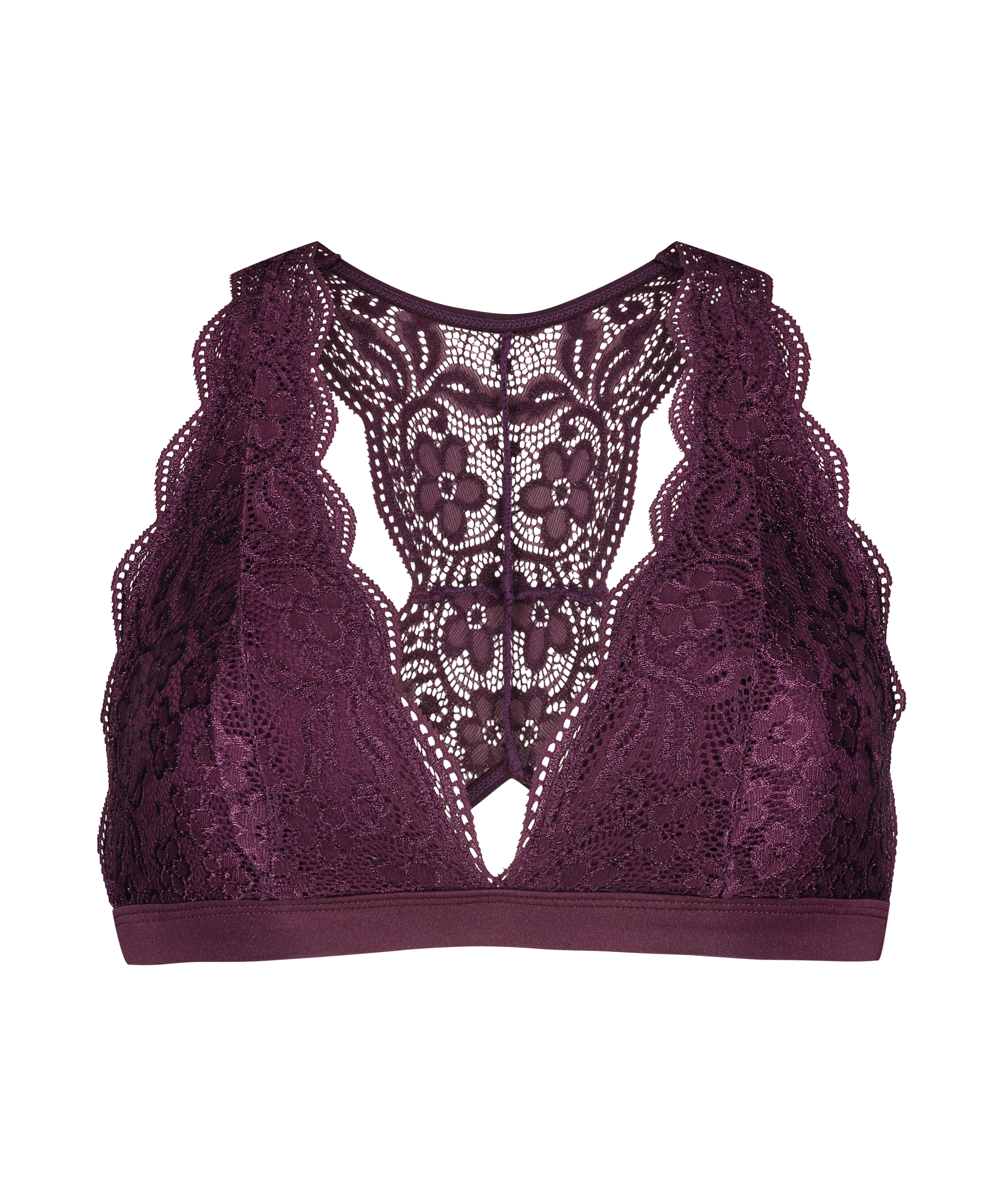 Halter racerback bralette, Lilla, main