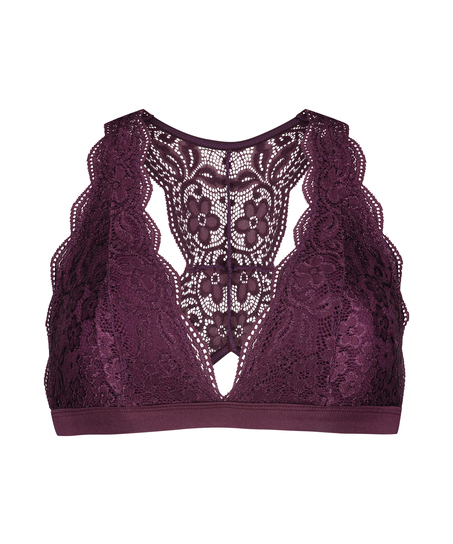 Halter racerback bralette, Lilla