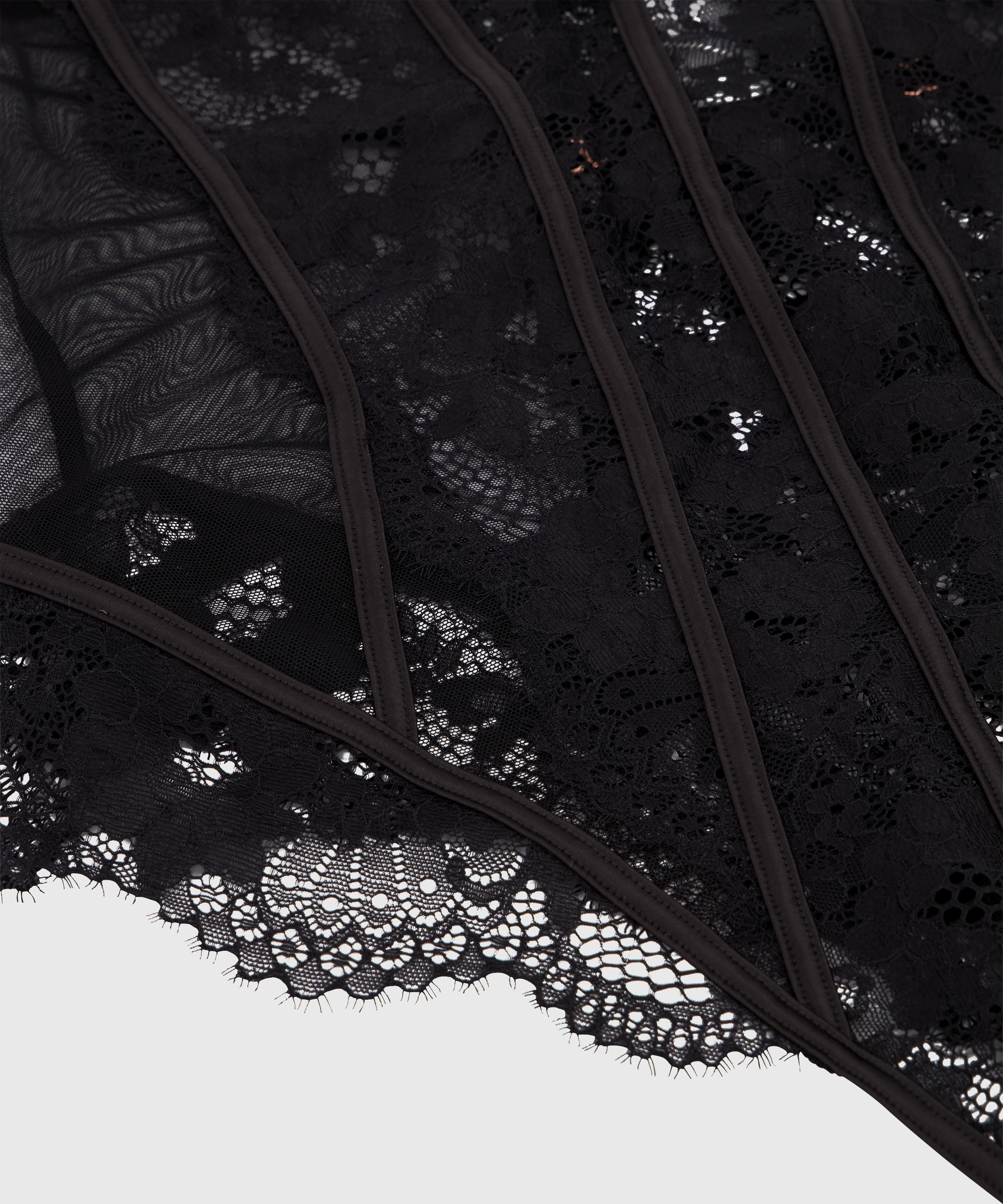 Gabrielle body med spiler, Svart, main