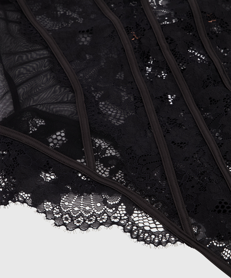 Gabrielle body med spiler, Svart