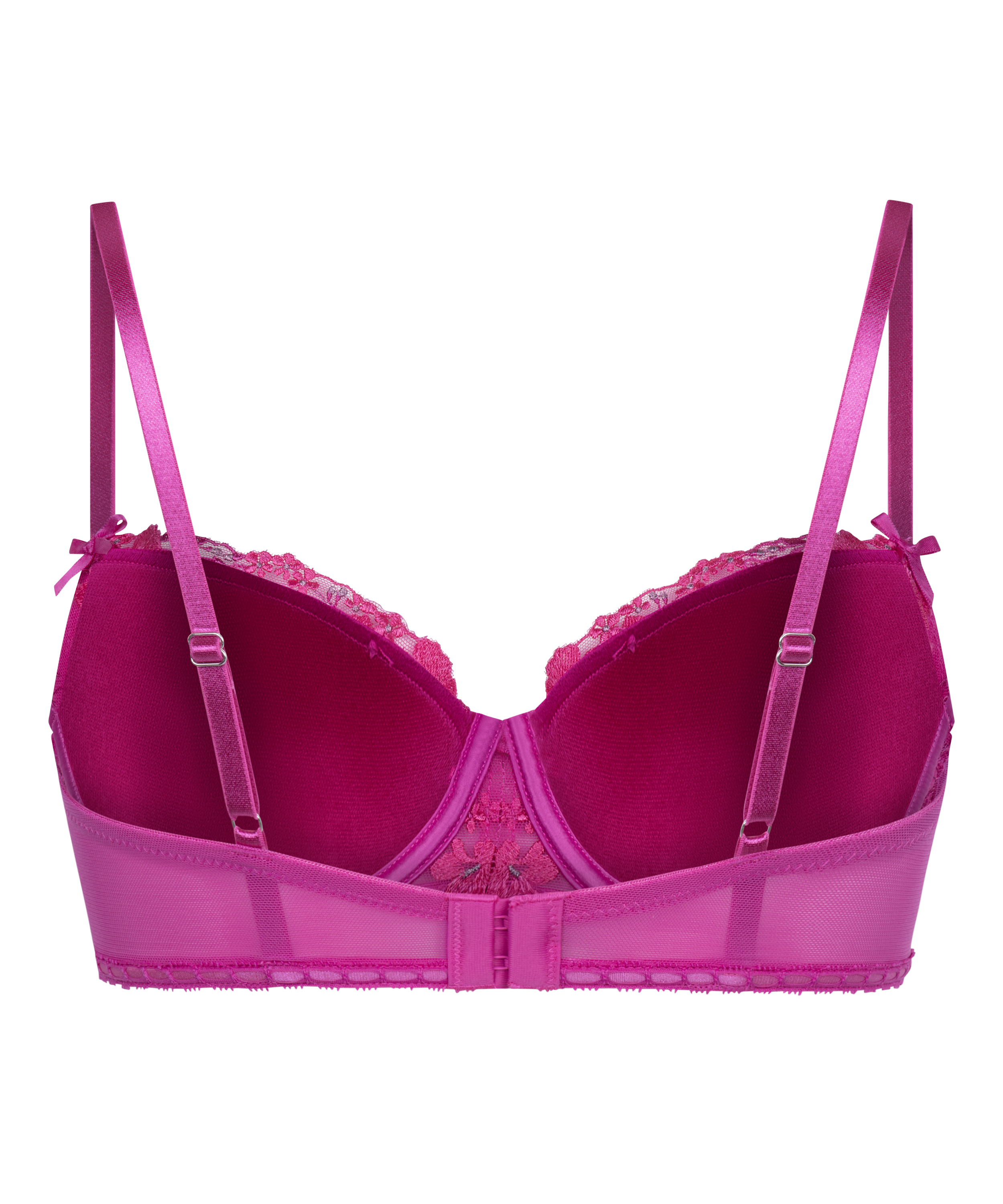 Peonie Padded Underwired Bra, Rosa, main
