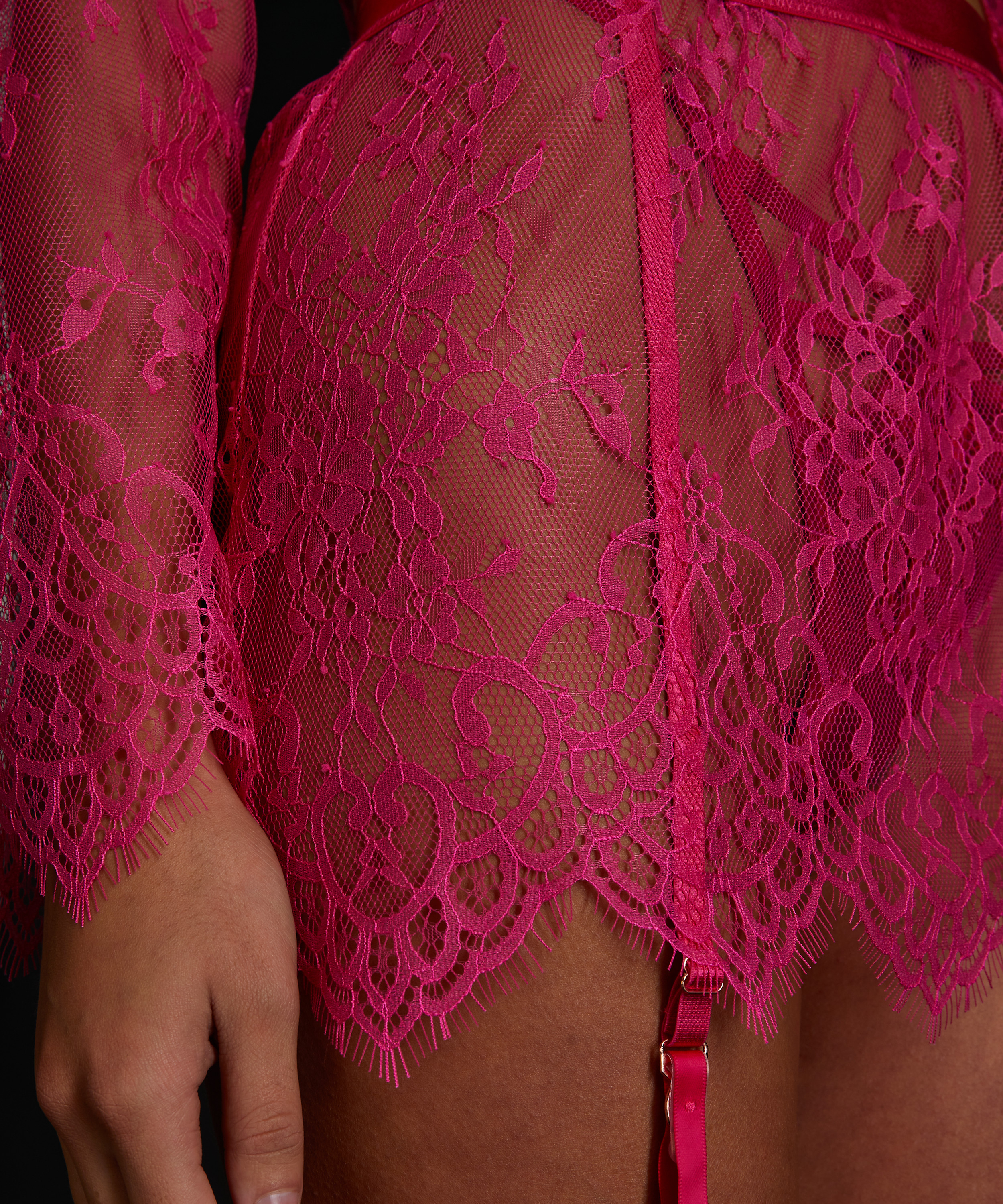 Lace skj&oslash;rt, Rosa, main