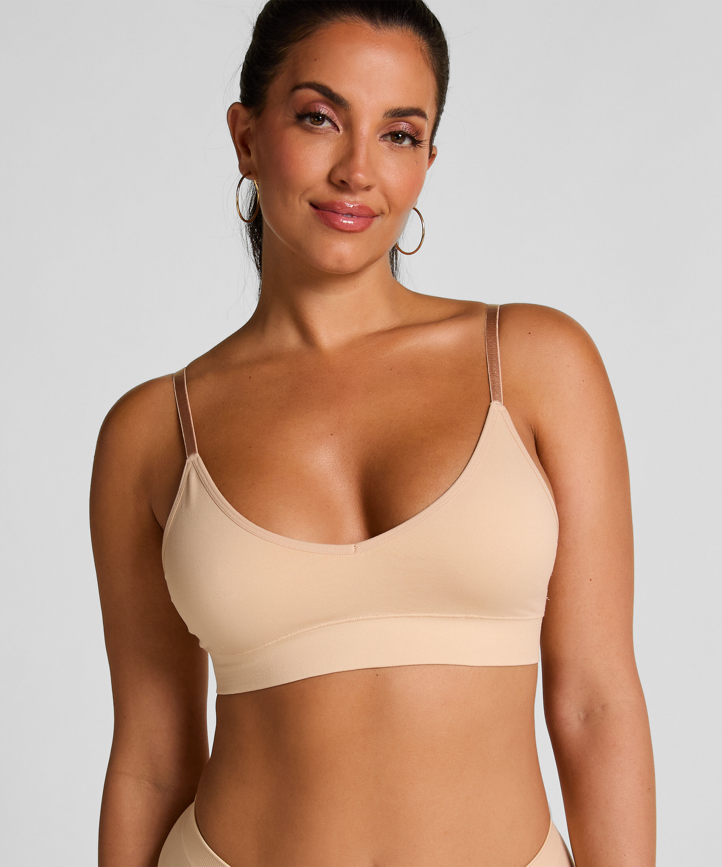 Dide Triangel-bralette, Beige Dide Triangel-bralette, Beige