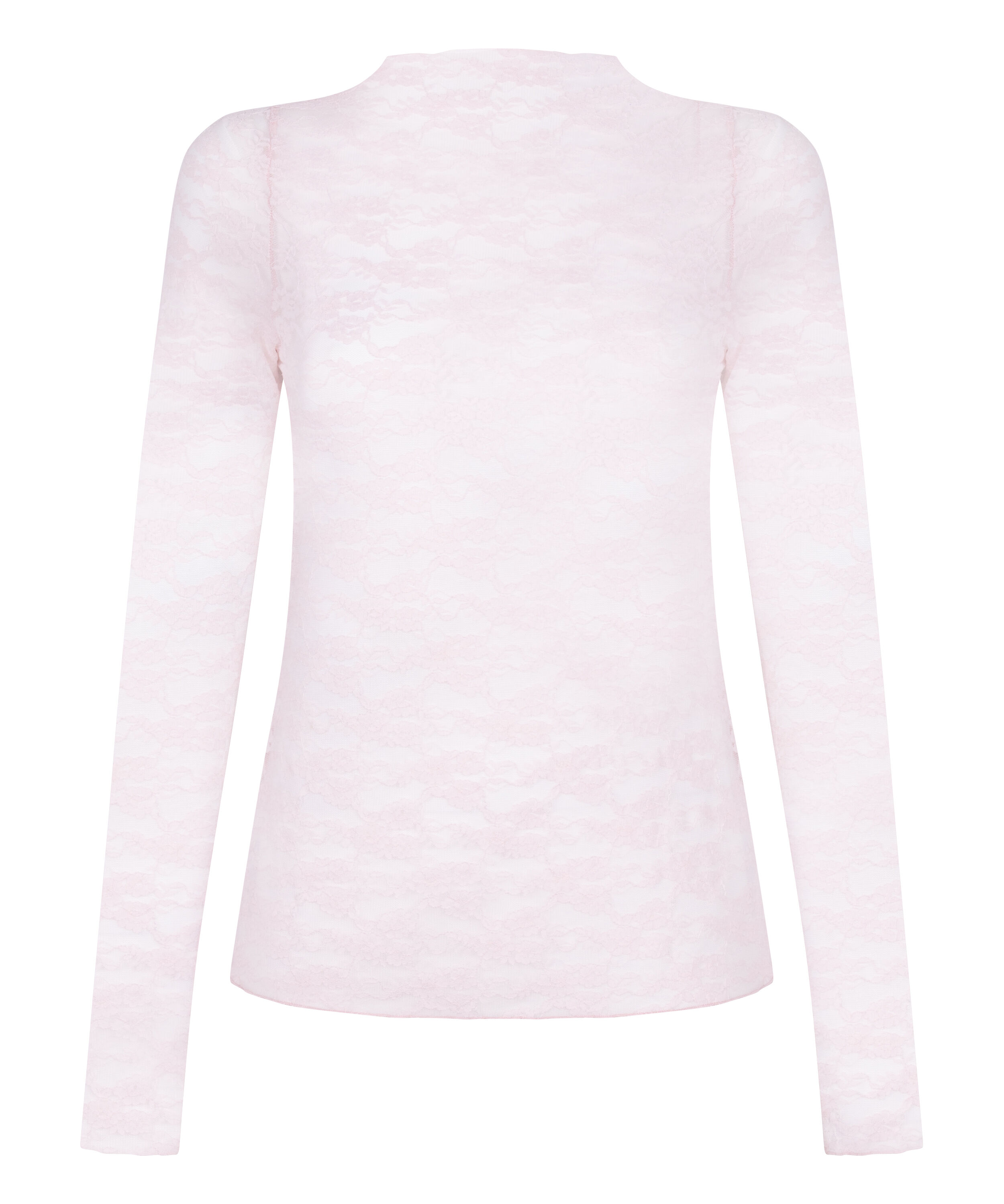 Top Allover Lace, Rosa