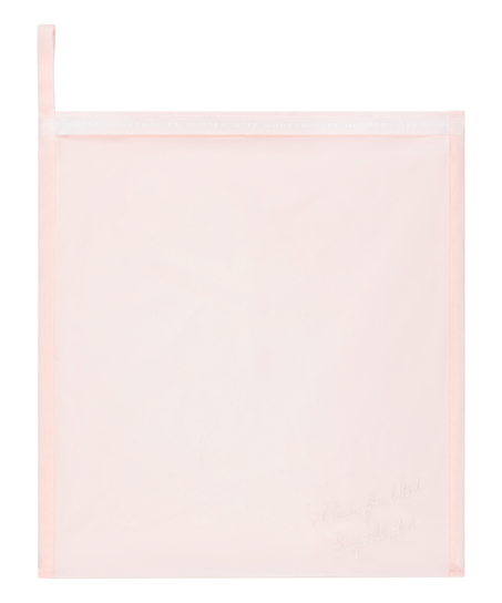 Washing Bag Pink Ribbon Large, Rosa