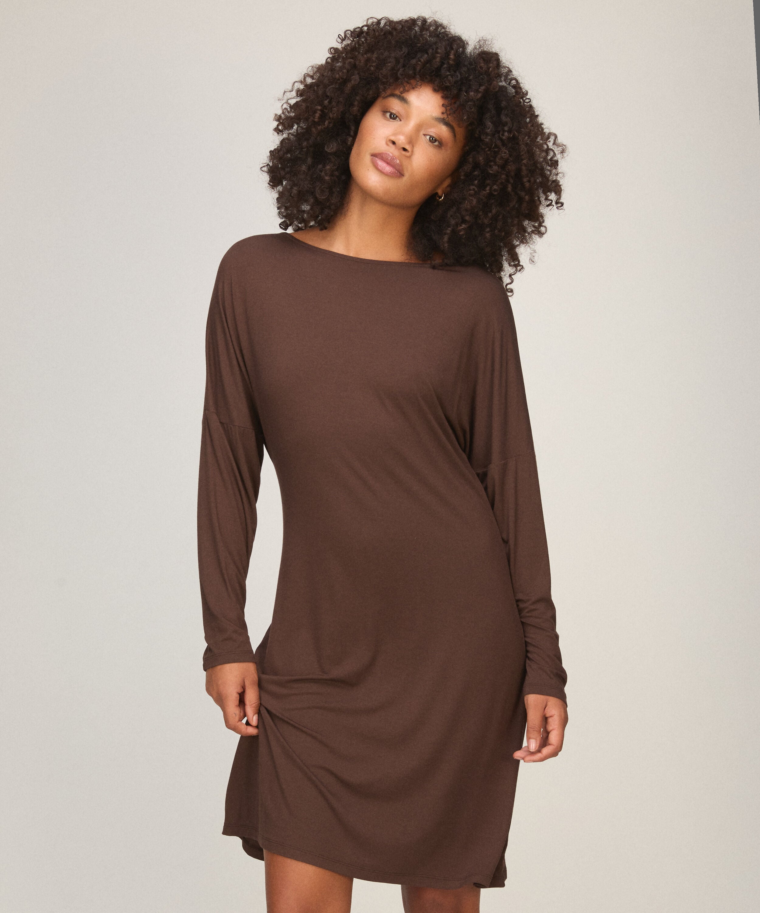 Nattkjole Batwing, Brun
