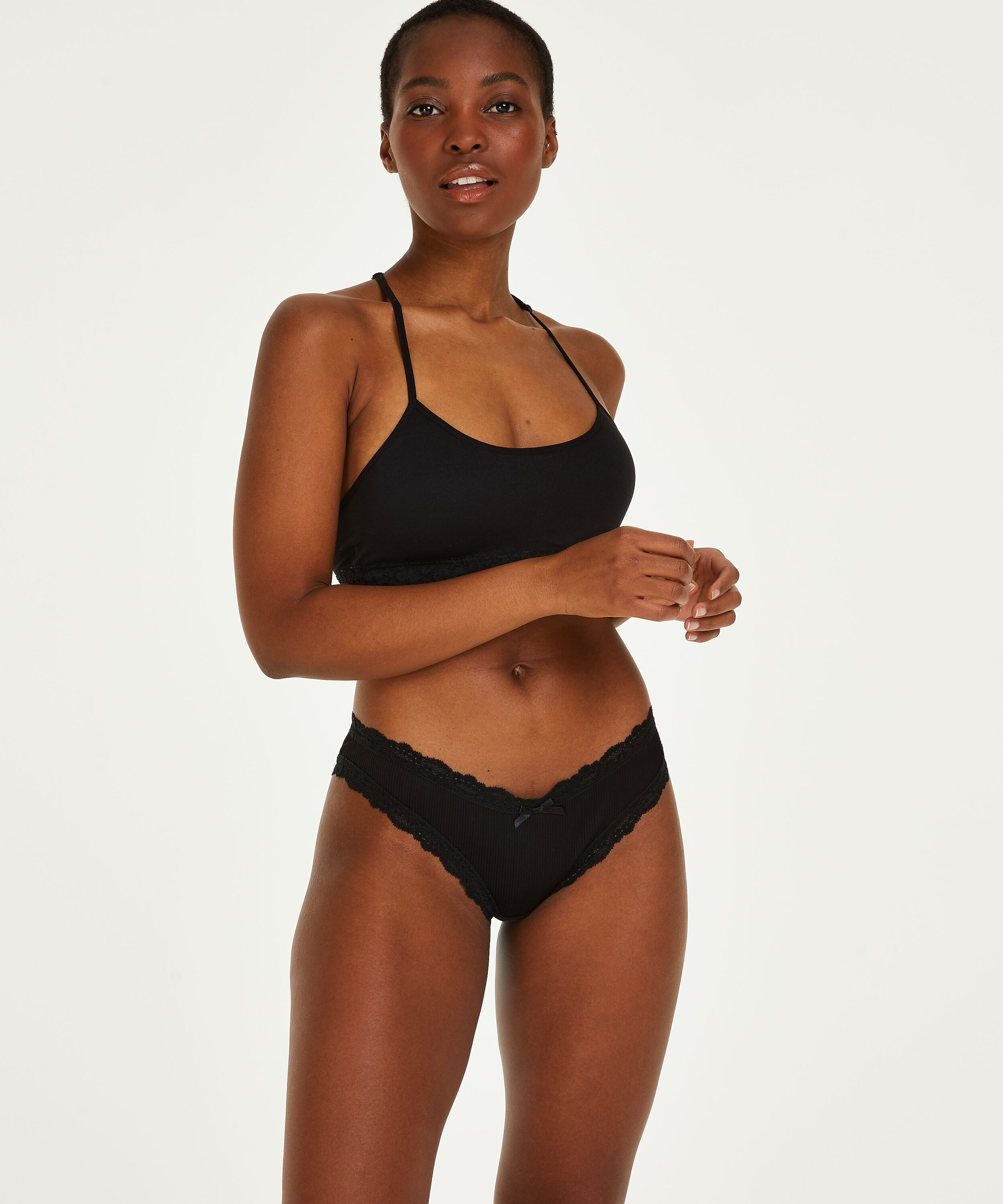 Jessica brasiliansk truse, Svart