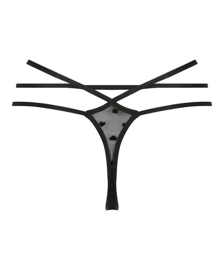 G-streng Melda, Svart