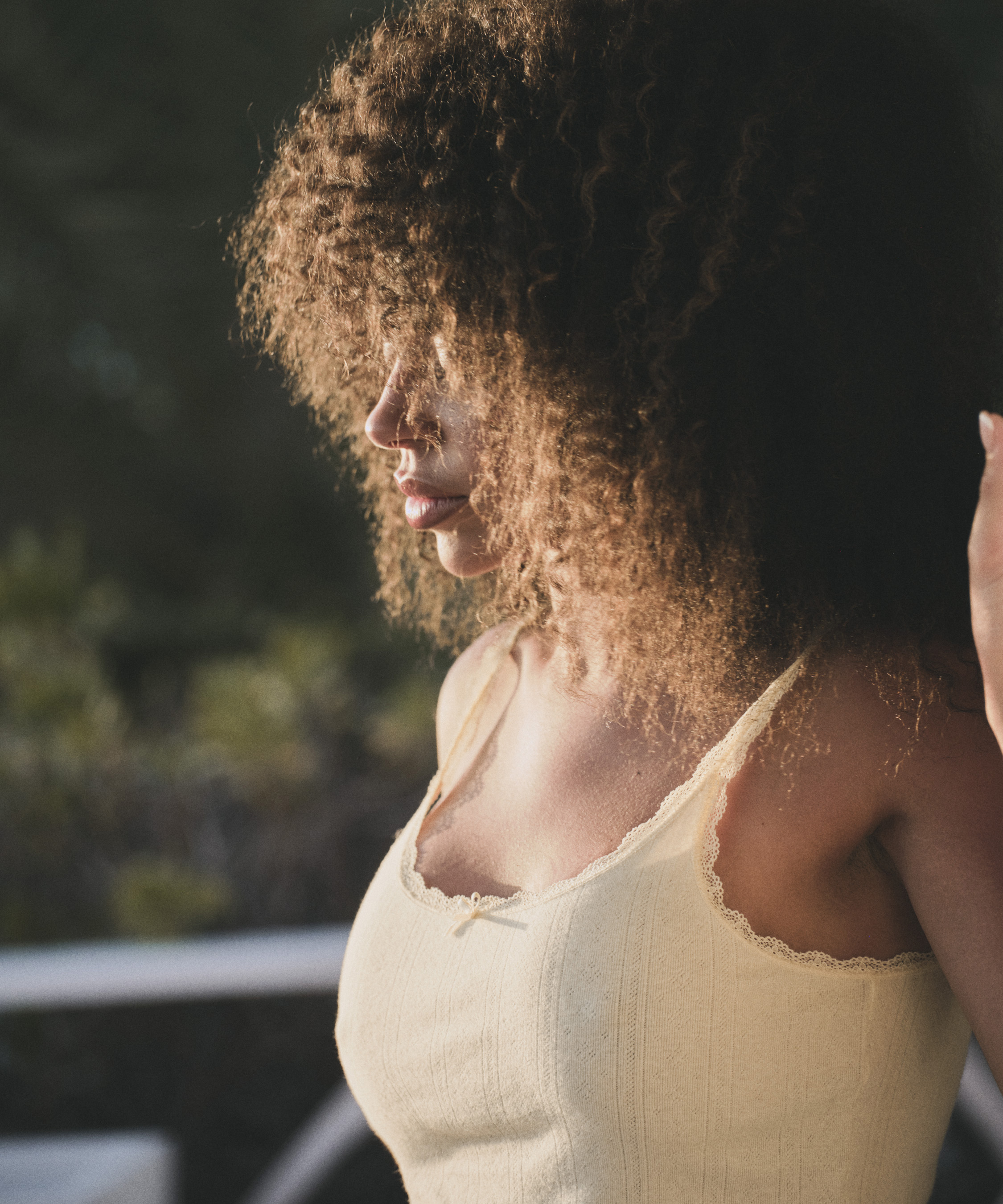 Pointelle singlett, Gul, main