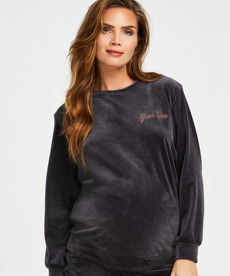 Amme-topp Velours, Gr&aring;