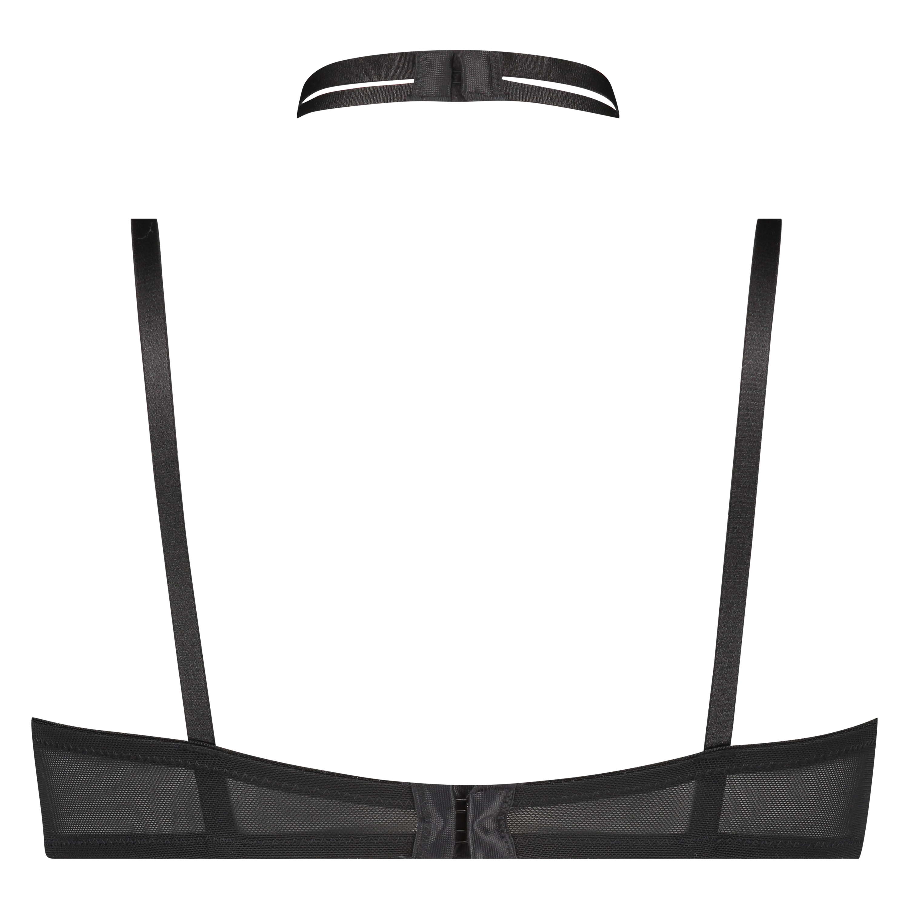 Lauren foret BH med bøyle, Svart, main