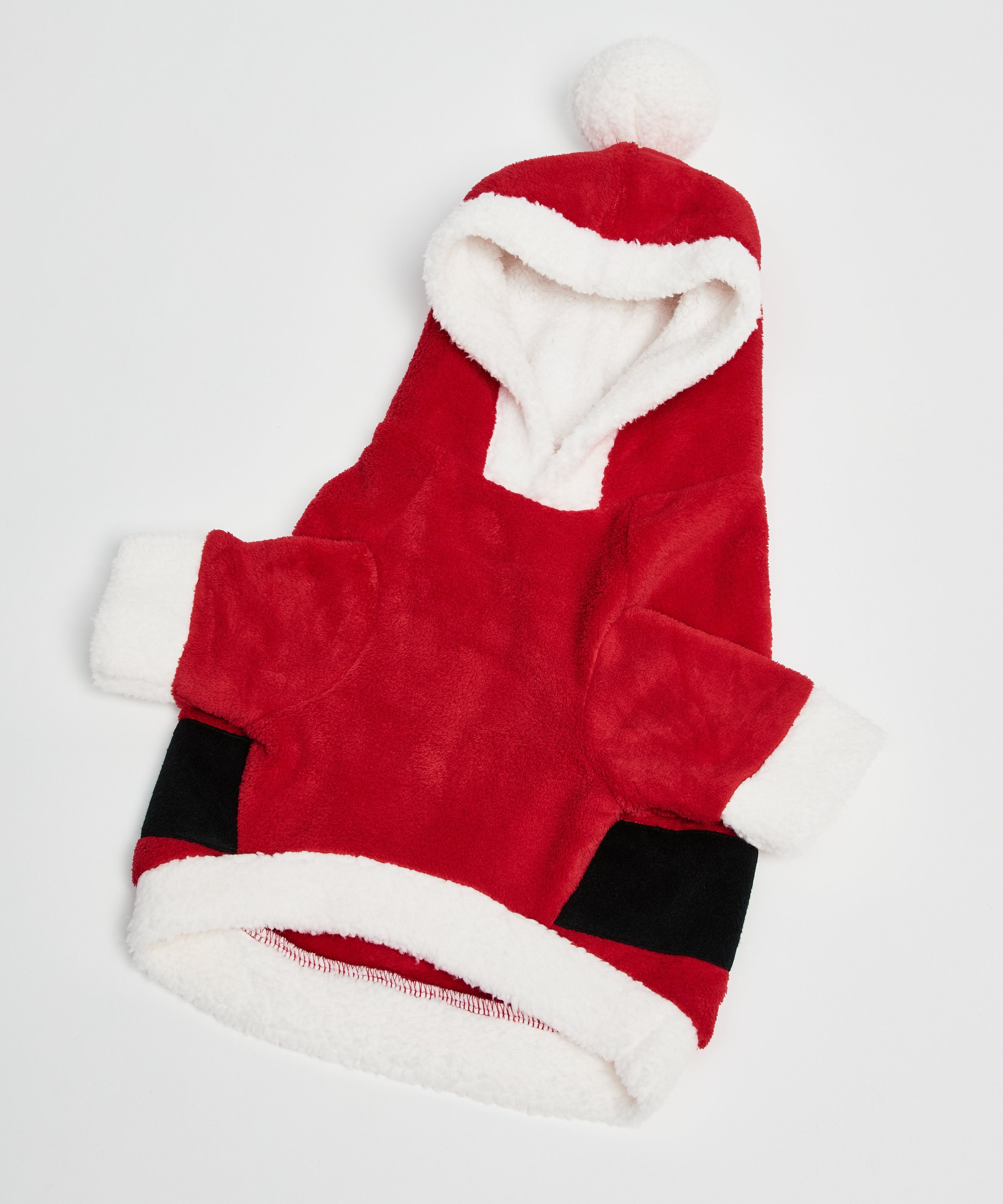 Fleece hunde-onesie, Rød, main