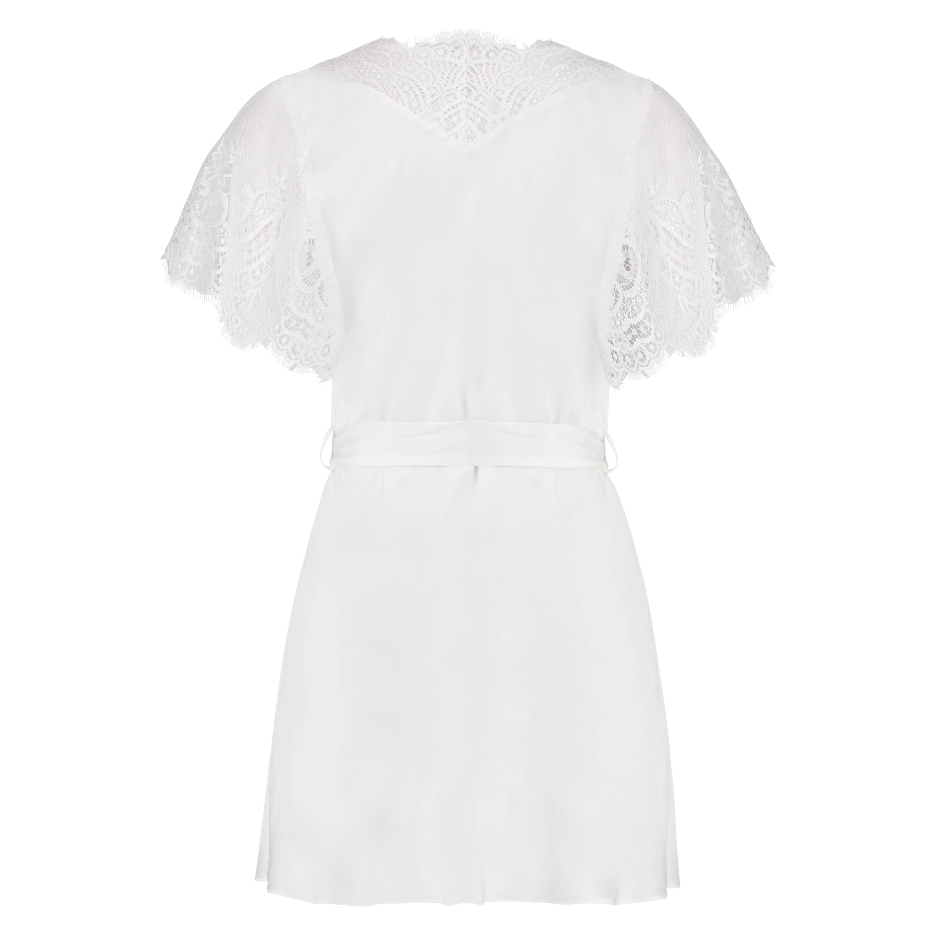 Cap Sleeve kimono, Hvit, main