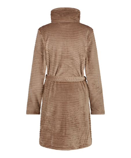 Badekåpe Zip Fleece, Grå