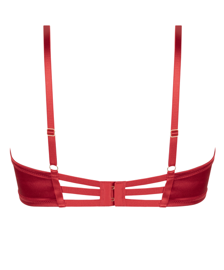 Vienna ufôret BH med bøyle, Rød