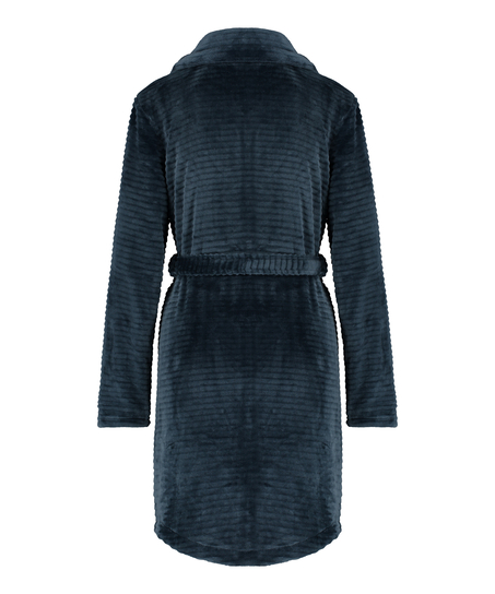 Badekåpe Zip Fleece, Blå