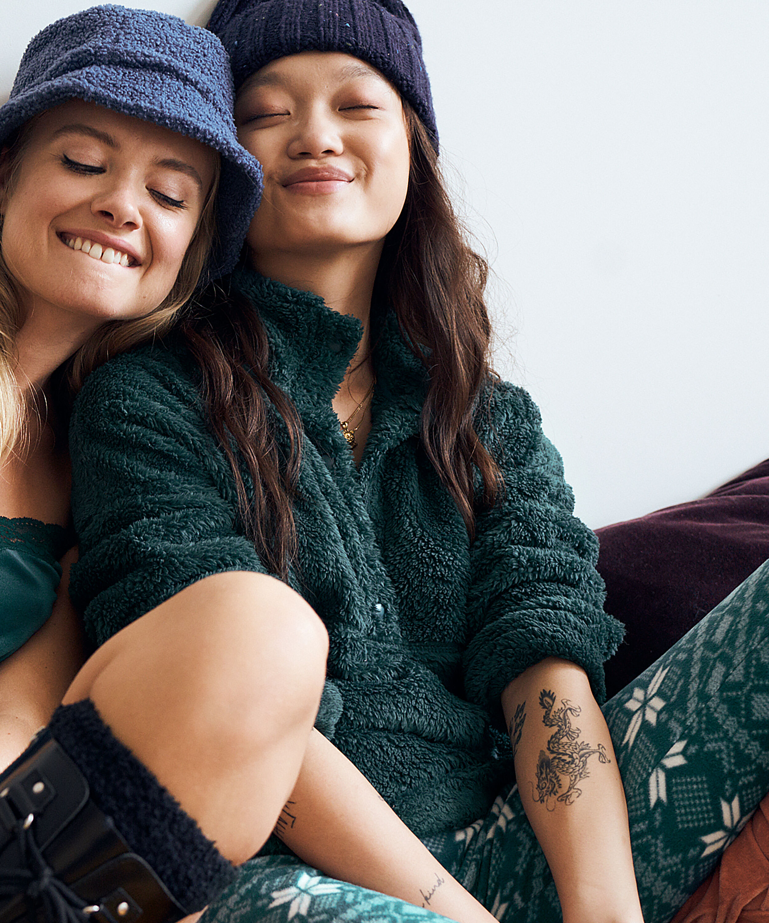 Snuggle Fleece jakke, Bl&aring;