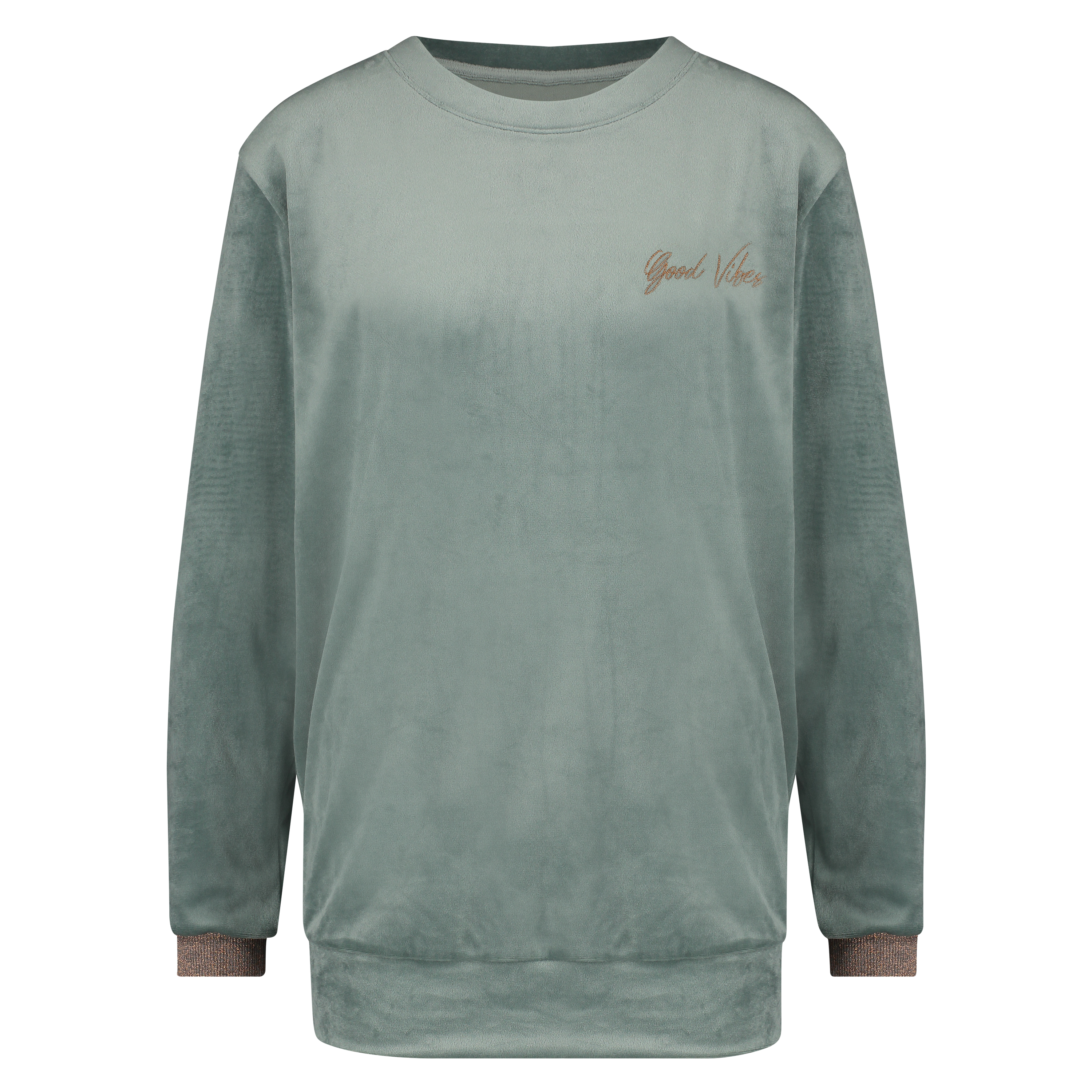 Lurex velurtopp, Gr&oslash;nn, main