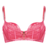 Vatterte push-up bøyle-bh Sable, Rosa