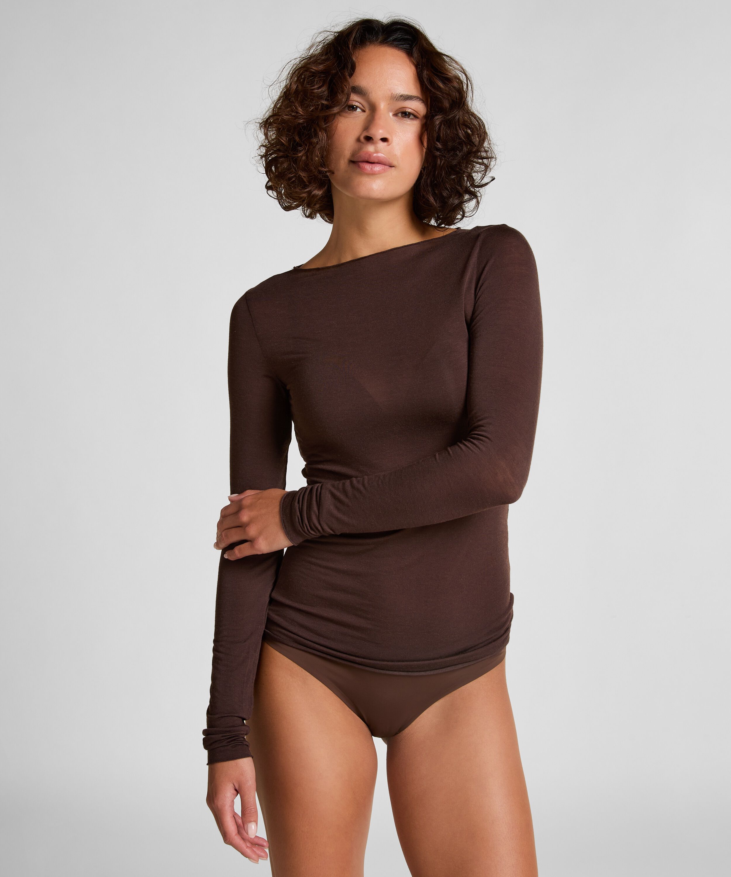 super soft båthals med cashmere skjorte