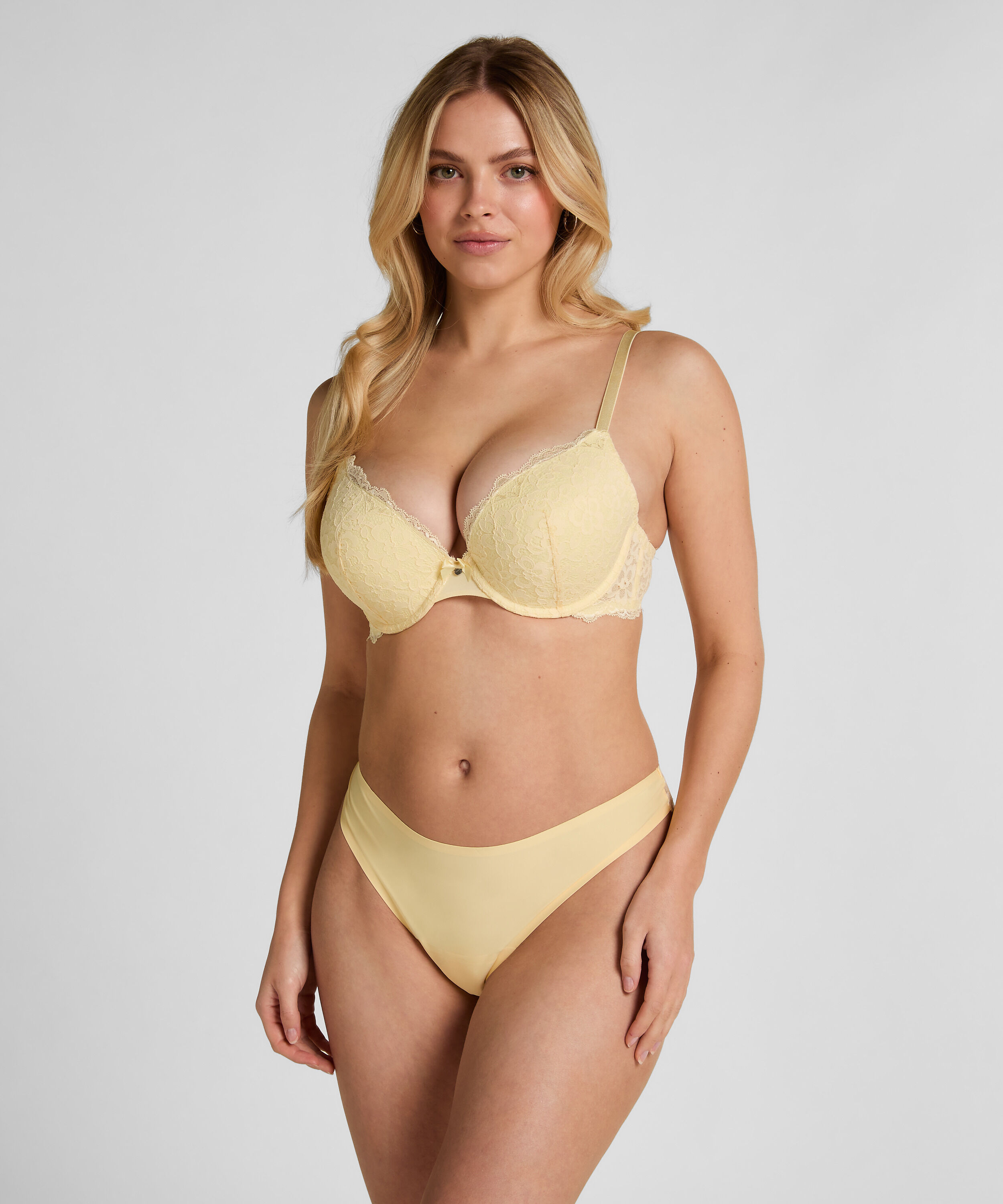 Invisible g-streng Lace Back, Gul