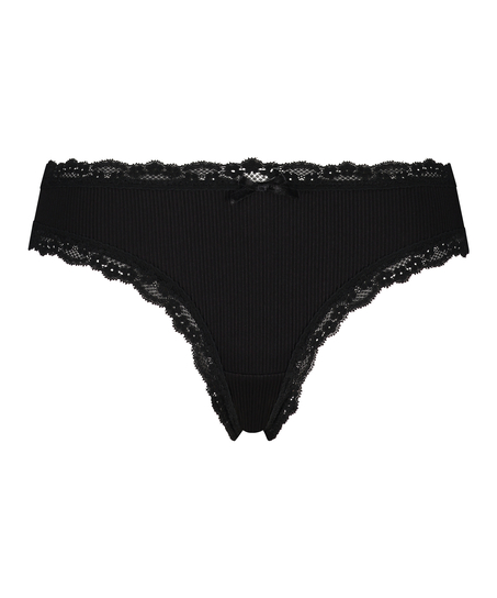 Jessica brasiliansk truse, Svart