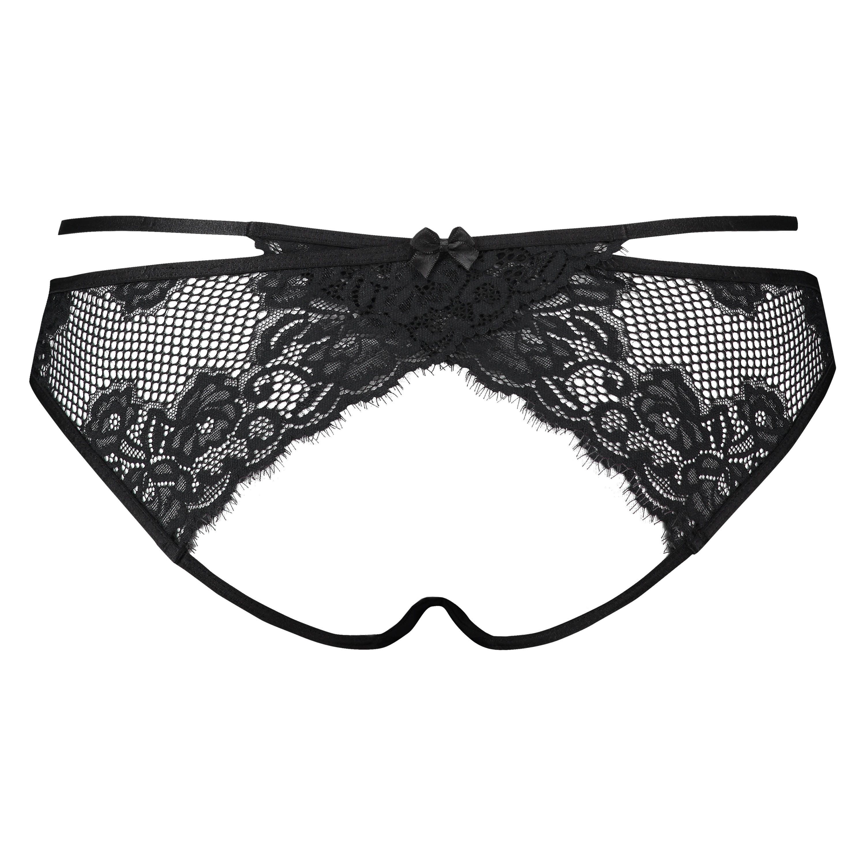 Jenny brasiliansk &aring;pen bakside, Svart, main