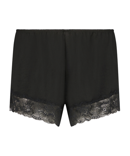Short Satin, Svart
