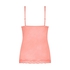 Cami-topp Velours Lace, Rosa