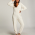 Onesie Fleece, Hvit