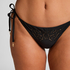 Boho Cheeky bikiniunderdel, Svart