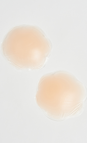 Brystvortedekkere av silikon, Hvit
