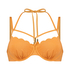 Bikinitopp Scallop Lurex, Oransje