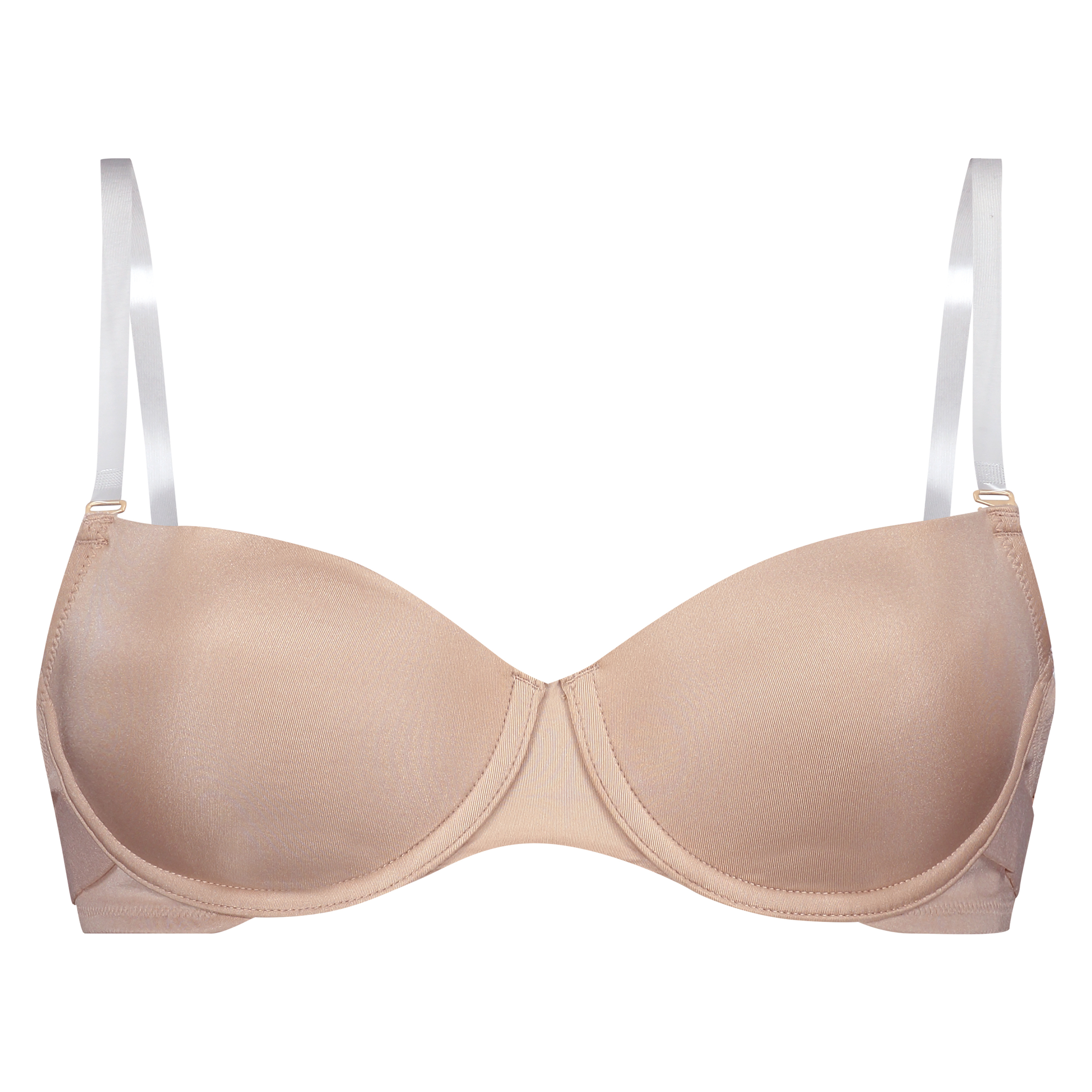 ﻿Vattert bh med bøyle Transparent Back, Beige, main
