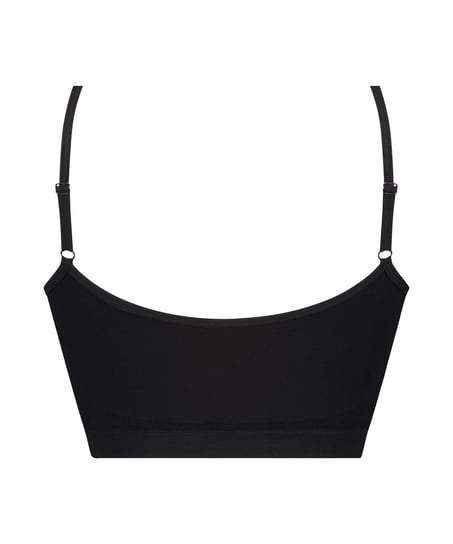 ﻿Strappy Bralette, Svart