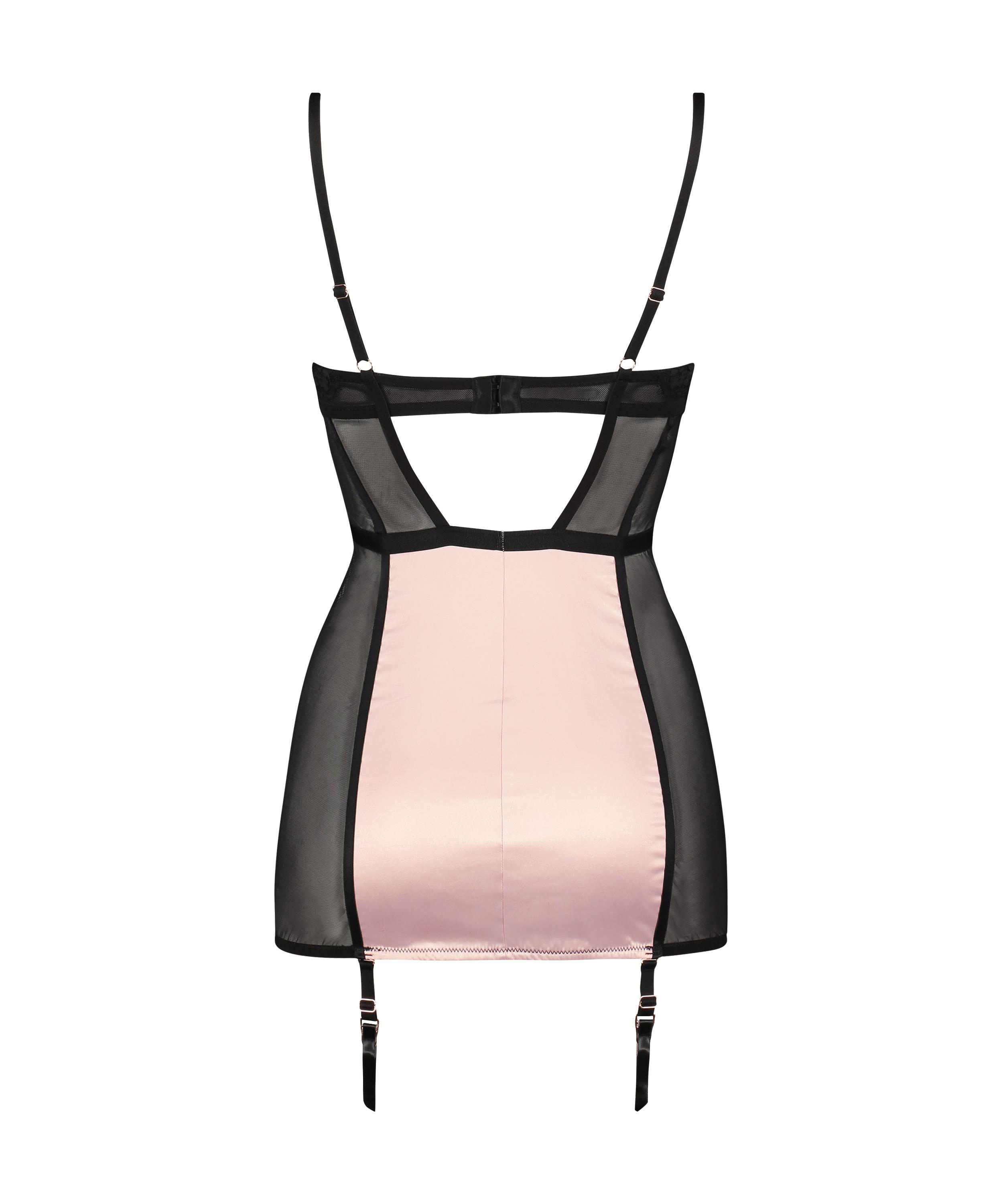 Amelia polstret underkjole med spiler, Svart, main