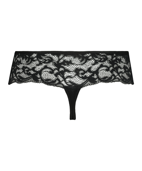 Eden thong-bokser, Svart