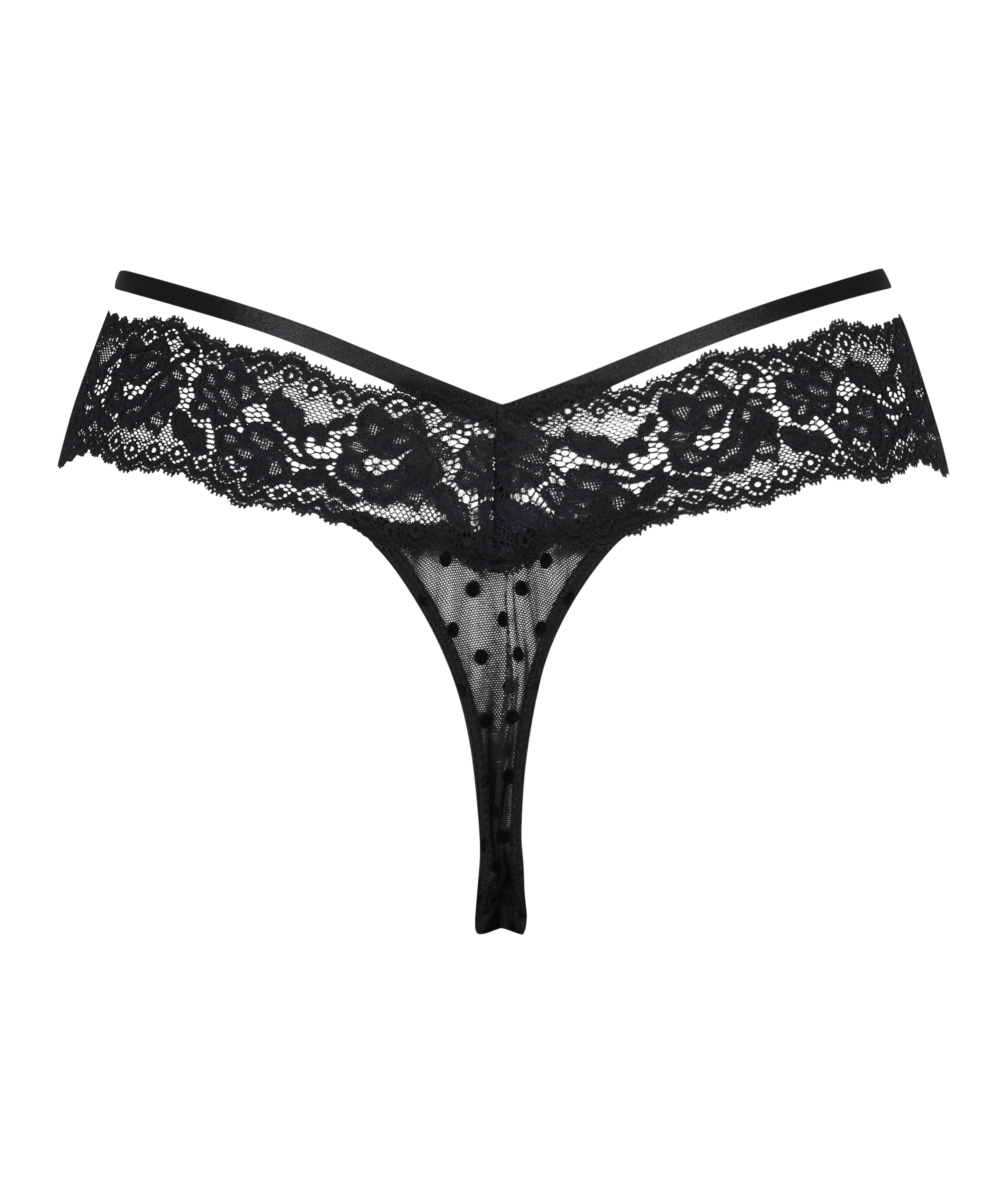 Ekstra lav g-streng Jada, Svart, main