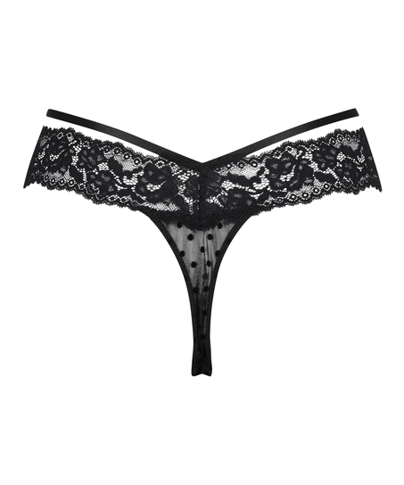 Ekstra lav g-streng Jada, Svart