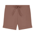 Essential shorts i jerseystoff, Brun