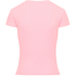 Ribbed Crew Neck Short-Sleeved Pyjama Top, Rosa