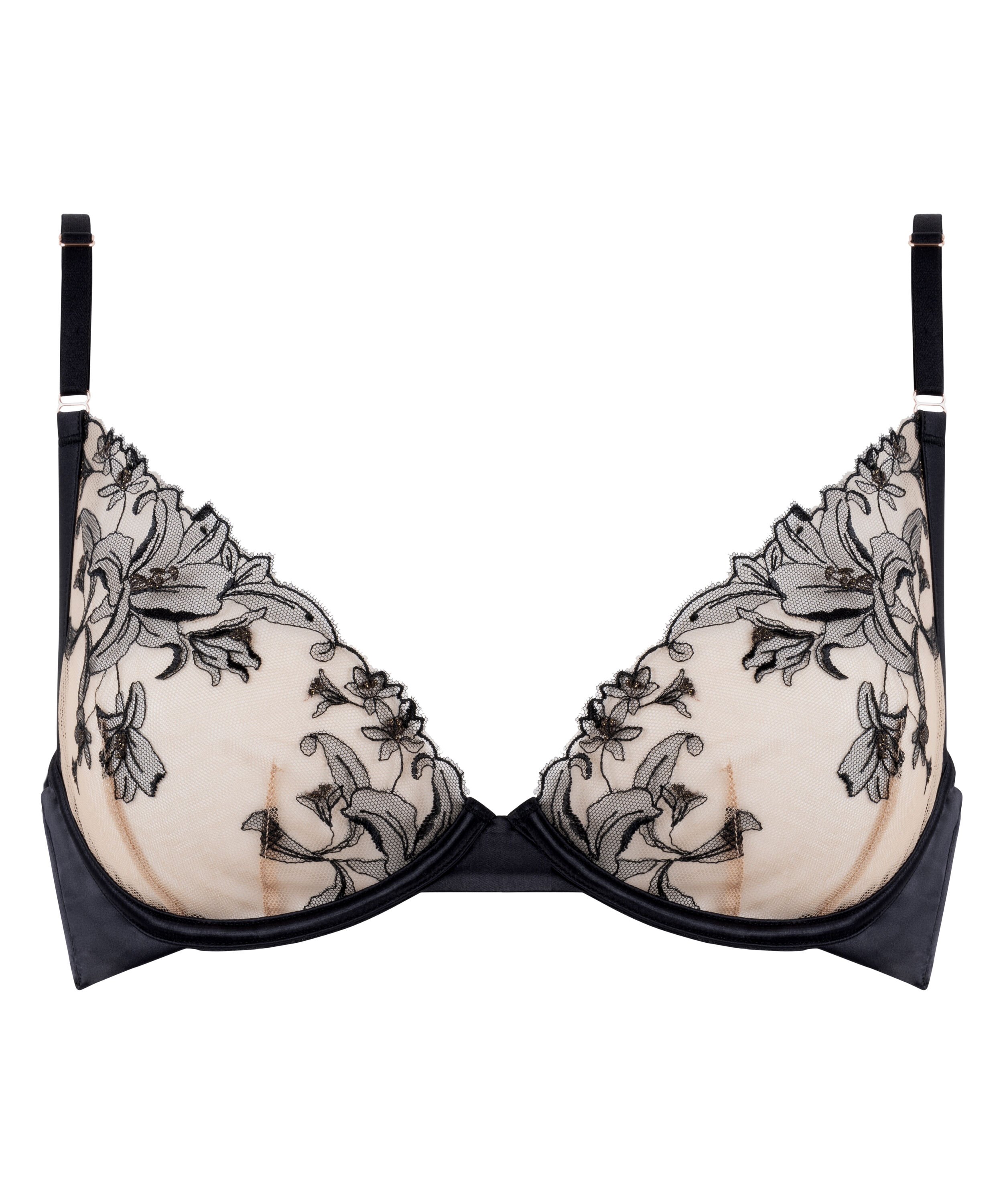 Uf&ocirc;ret BH med b&oslash;yle Anouk, Svart