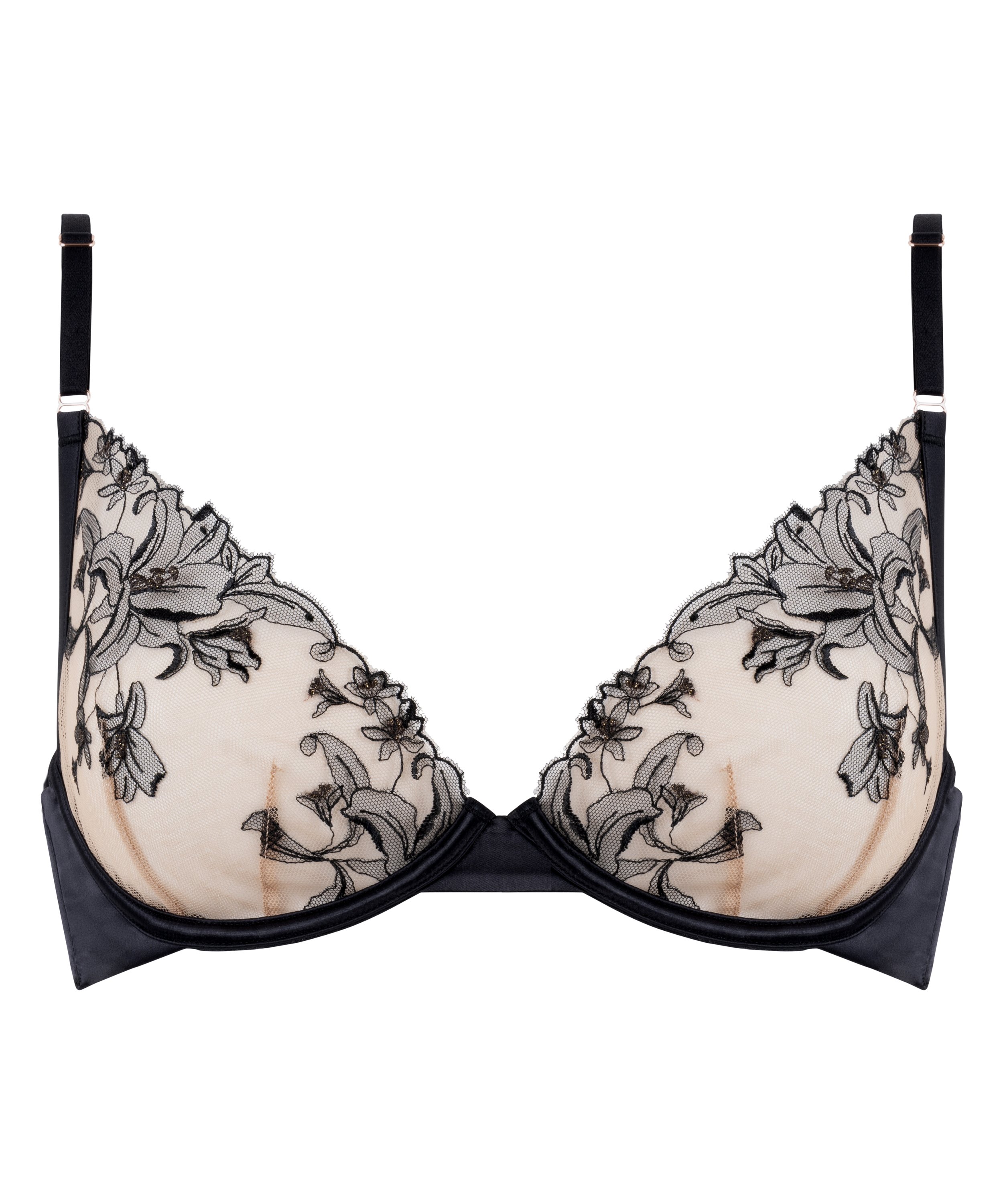Uf&ocirc;ret BH med b&oslash;yle Anouk, Svart, main