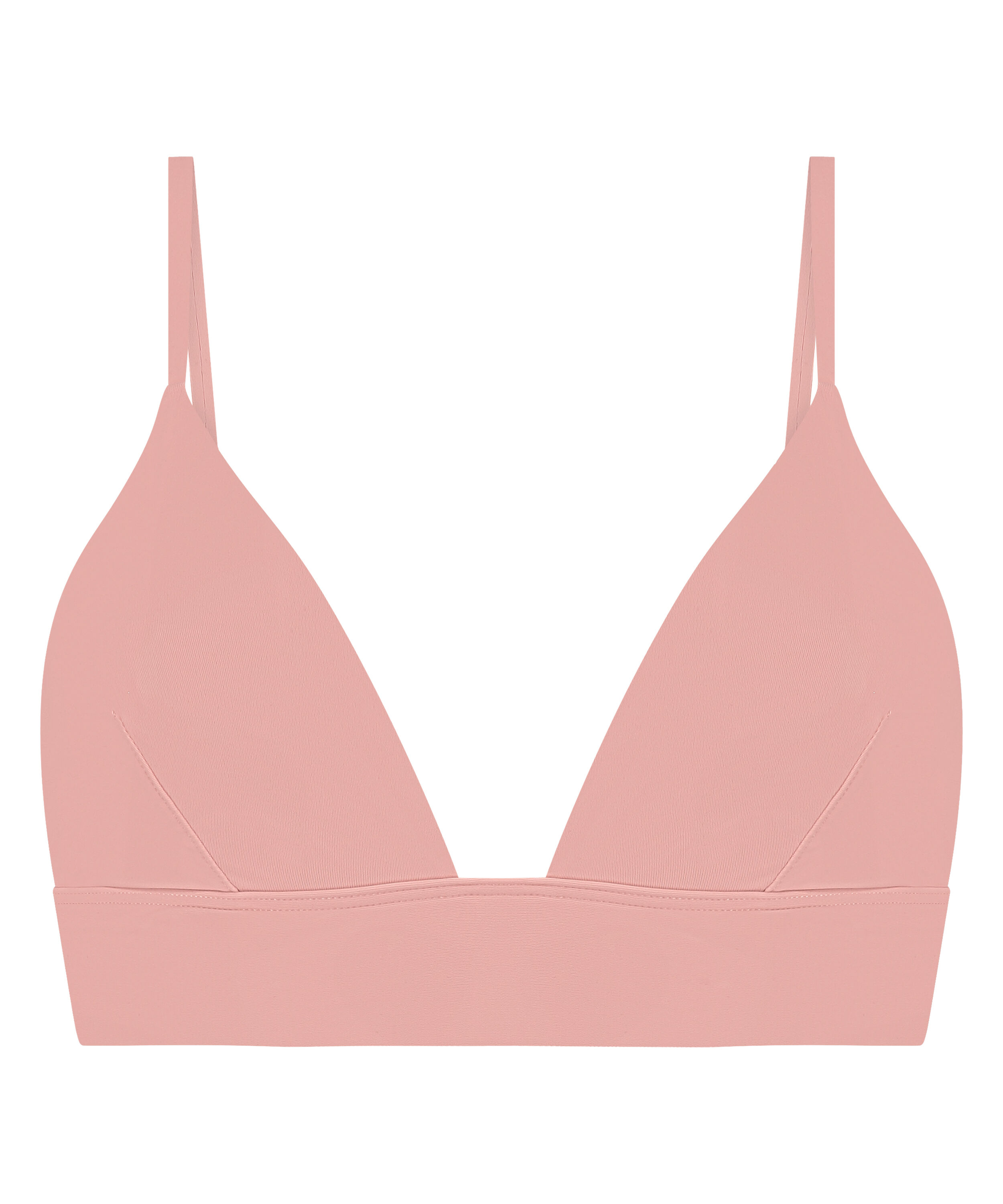 Triangle Bralette Smooth, Rosa