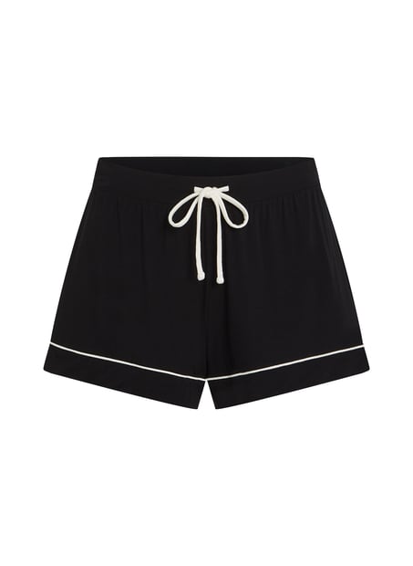 Essential shorts i jerseystoff, Svart