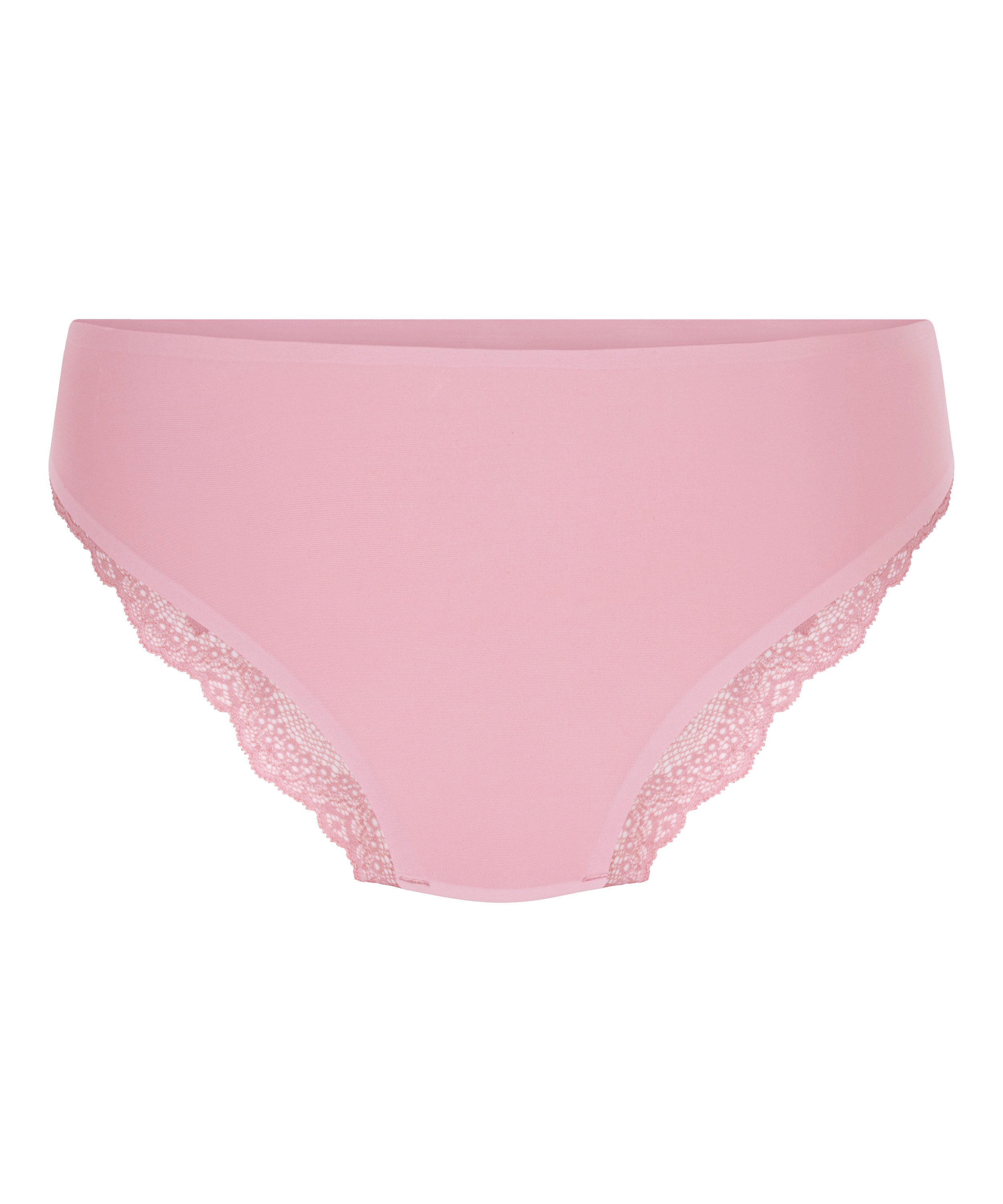 Invisible brasiliansk truse Lace Back, Rosa, main