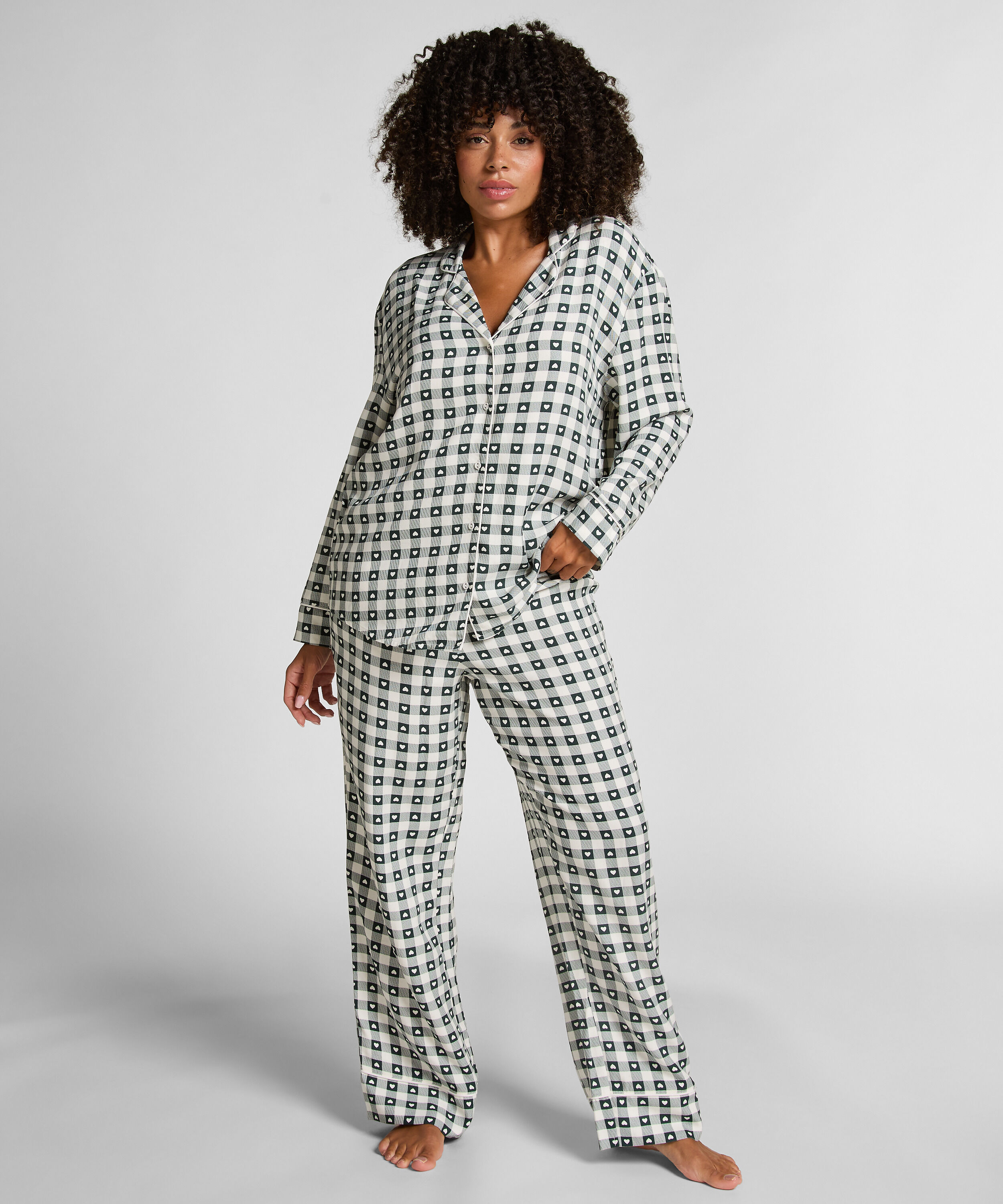 Pyjamassett twill, Grønn Pyjamassett twill, Grønn