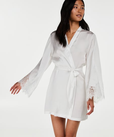 Kimono Satin, Hvit