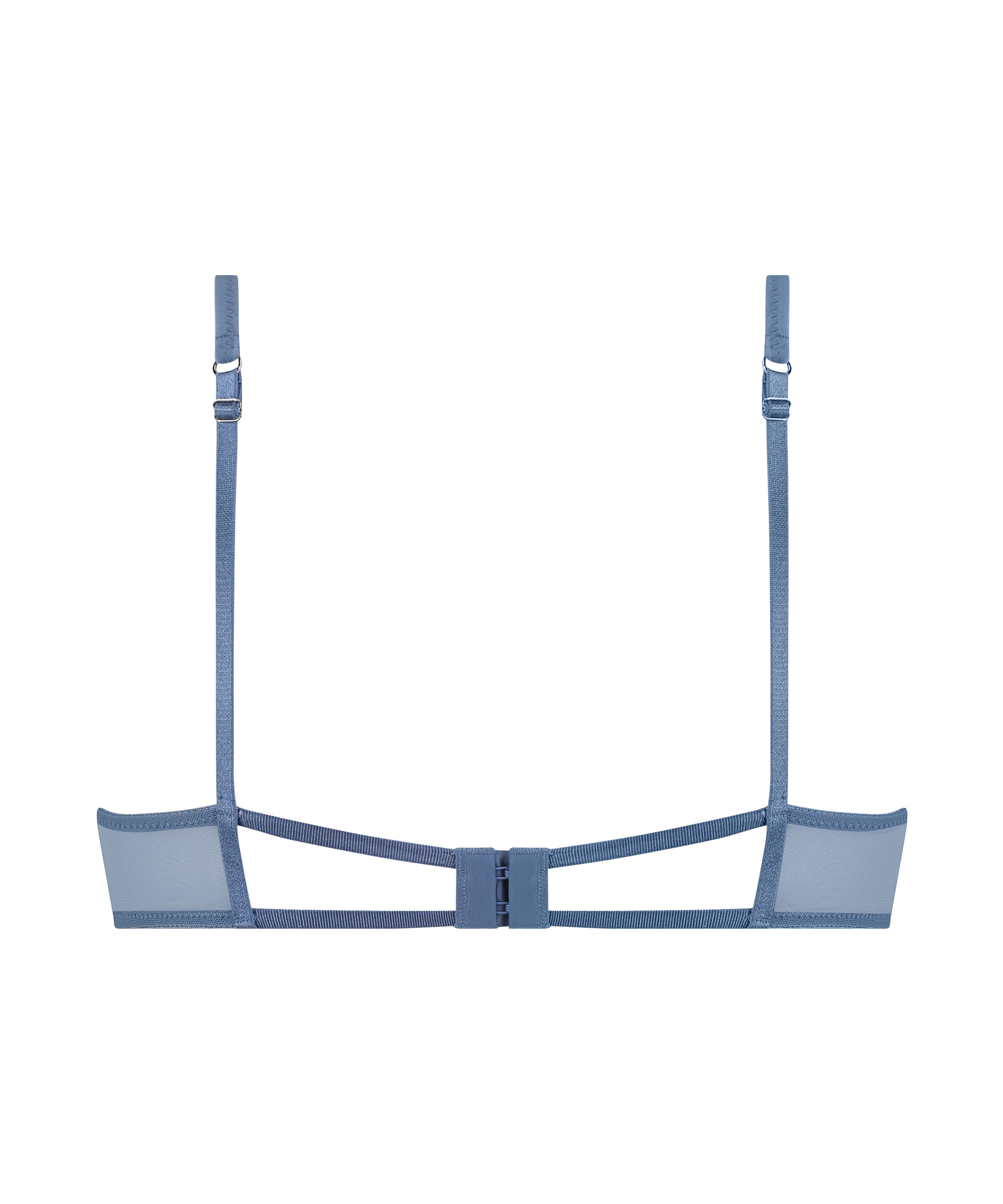 Ufôret BH med bøyle Molly, Blå, main