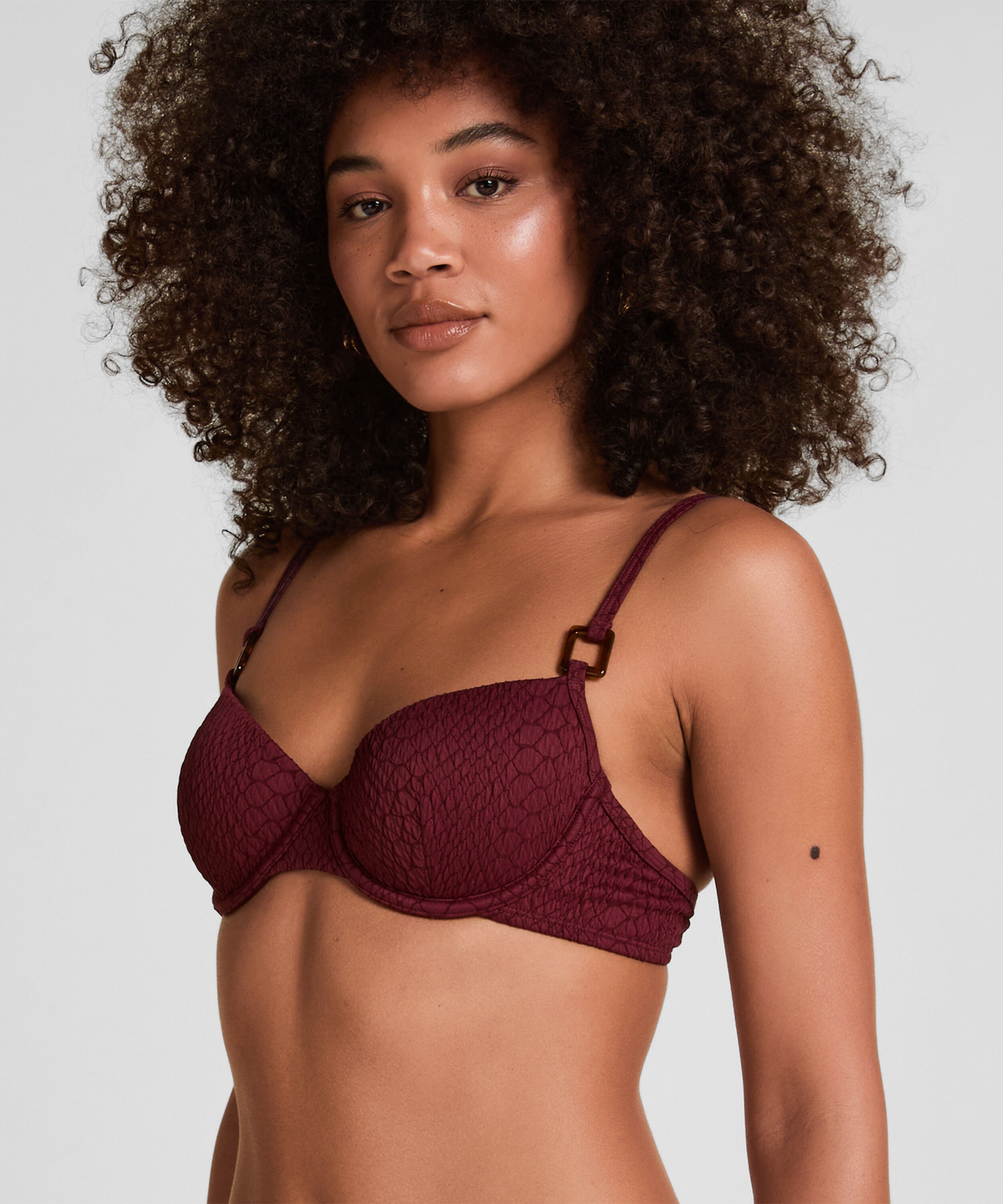 Polstret Bøyle Bikinioverdel Aruba, Lilla